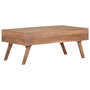 Voir la diapositive 3 : VIDAXL Table basse 100x60x40 cm Bois de manguier massif