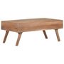 Voir la diapositive 3 : VIDAXL Table basse 100x60x40 cm Bois de manguier massif