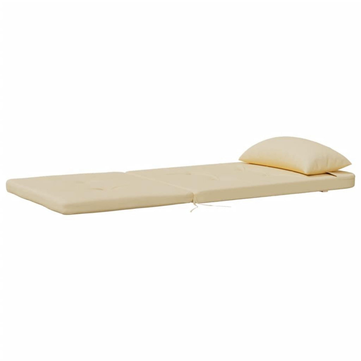 VIDAXL Coussins de chaise adirondack lot de 2 beige tissu oxford