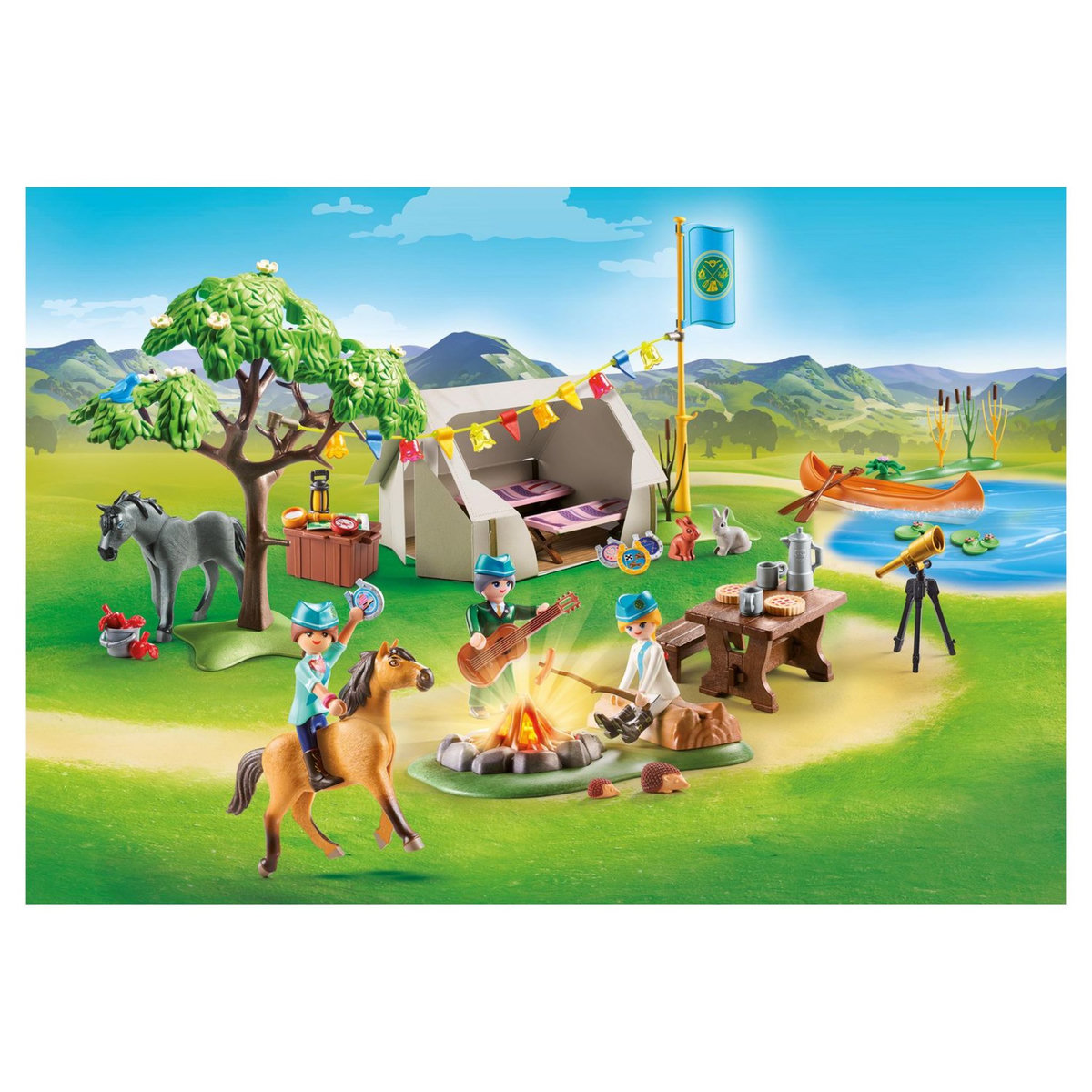 PLAYMOBIL 70329 - Spirit -  Camp de vacances