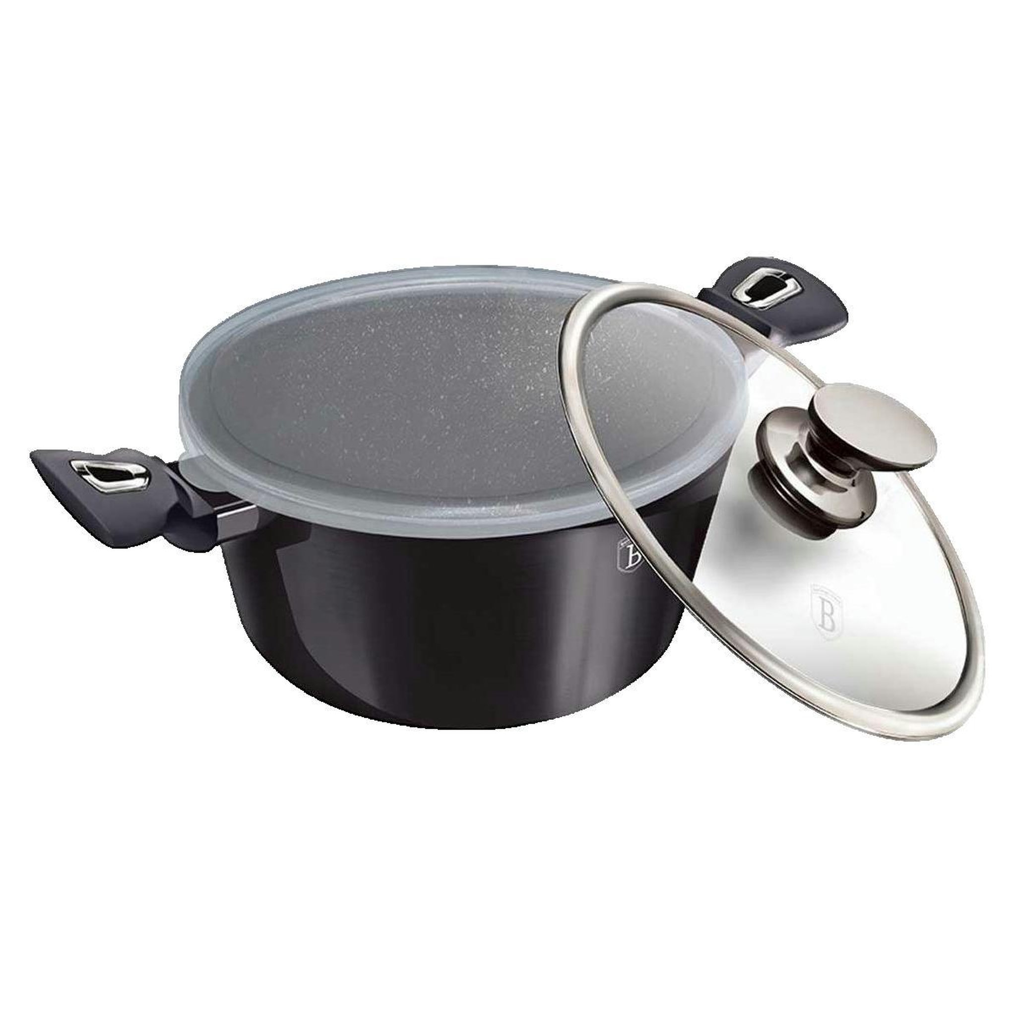 Voir la diapositive 2 : BERLINGER HAUS Casserole Berlinger Haus CARBON PRO Métal graphite