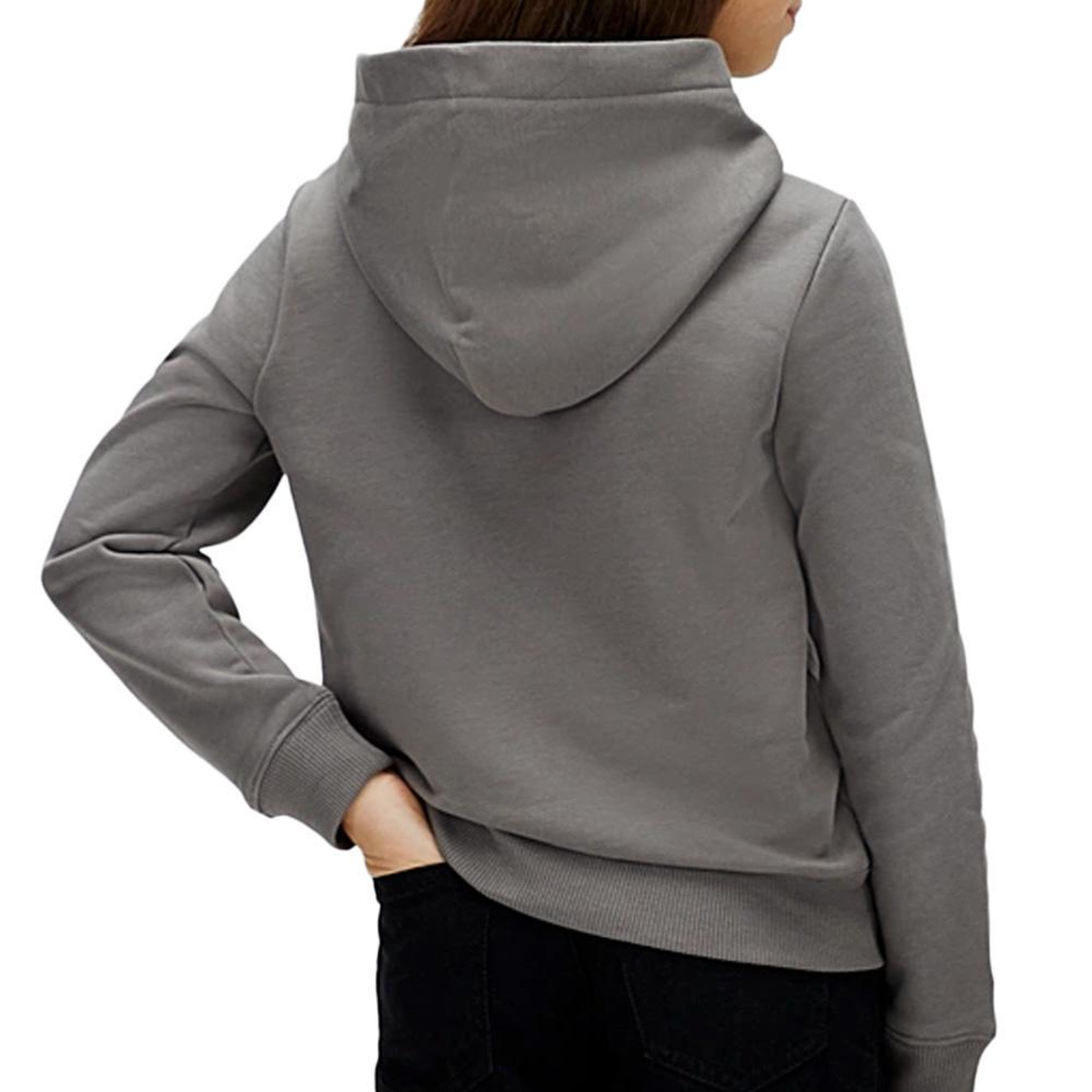 Voir la diapositive 2 : CALVIN KLEIN JEANS Sweat Gris Fille Calvin Klein Jeans Terr