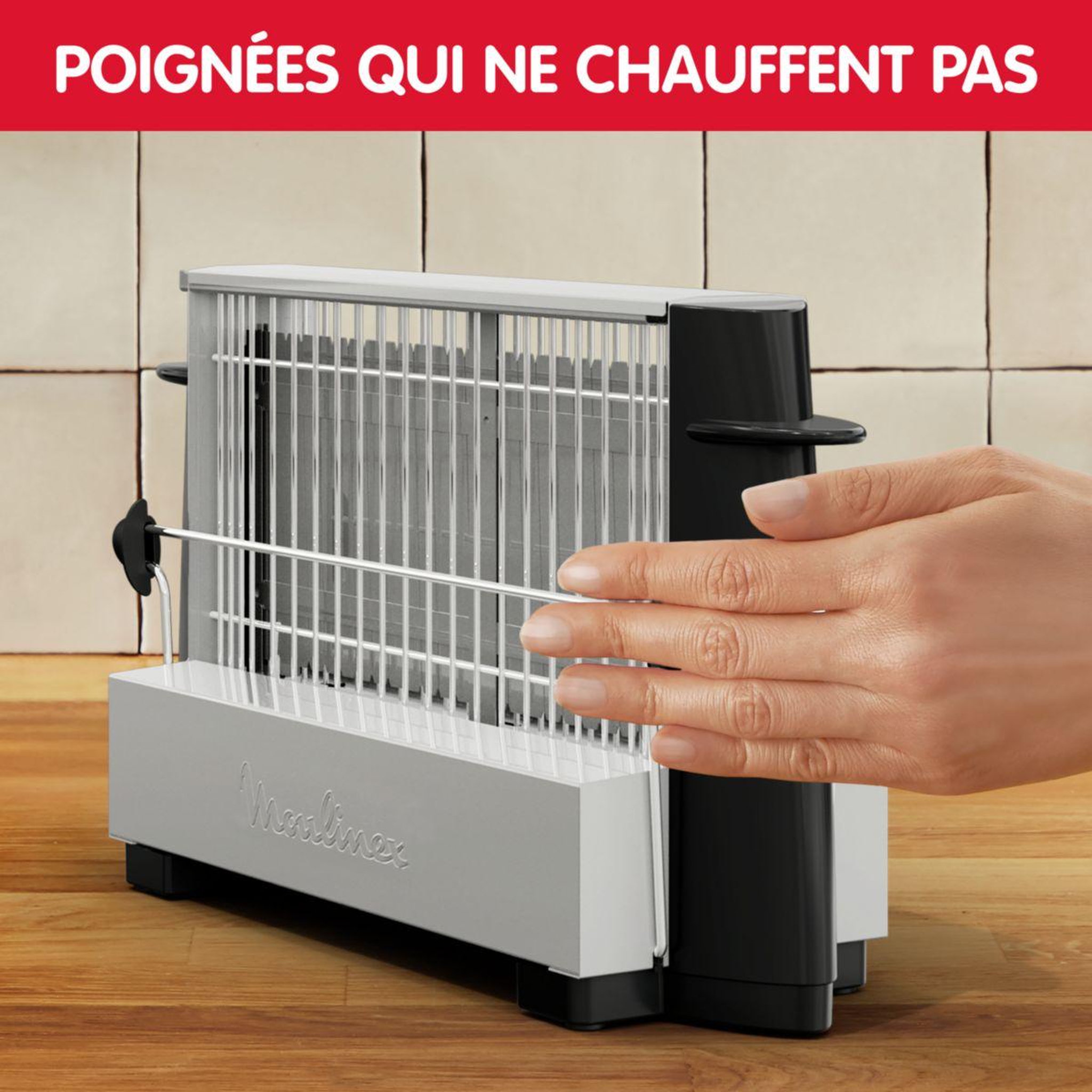 Voir la diapositive 5 : MOULINEX Grille-pain 2 fentes 760w - a15453