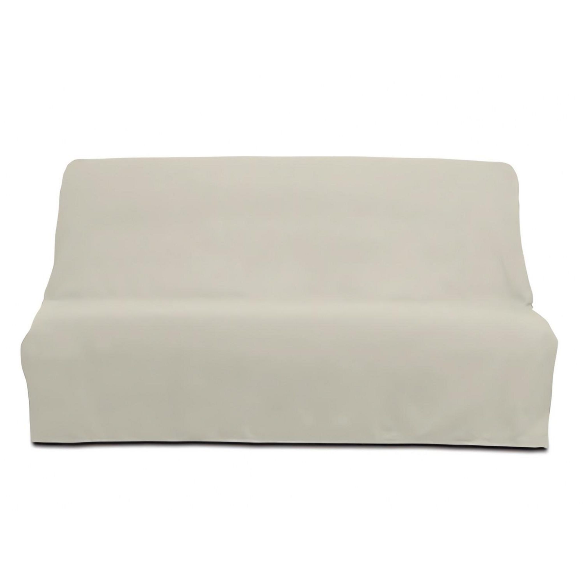 SOLEIL D'OCRE Housse clic-clac matelassée en coton PANAMA, par Soleil d'ocre. Coloris disponibles : Beige