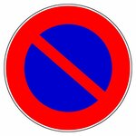 OUTIFRANCE Panneau signalisation  Défense de stationner