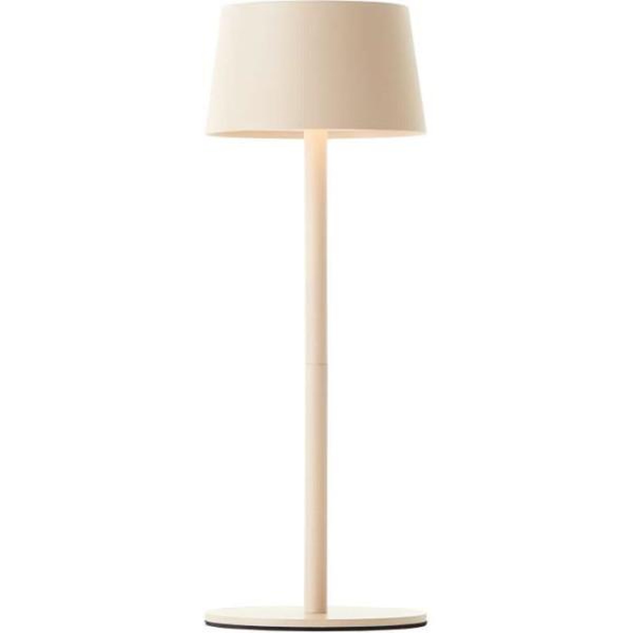 Voir la diapositive 2 : BRILLIANT Lampe a poser - BRILLANT - JONA - LED 2W - Métal - IP44 - Beige