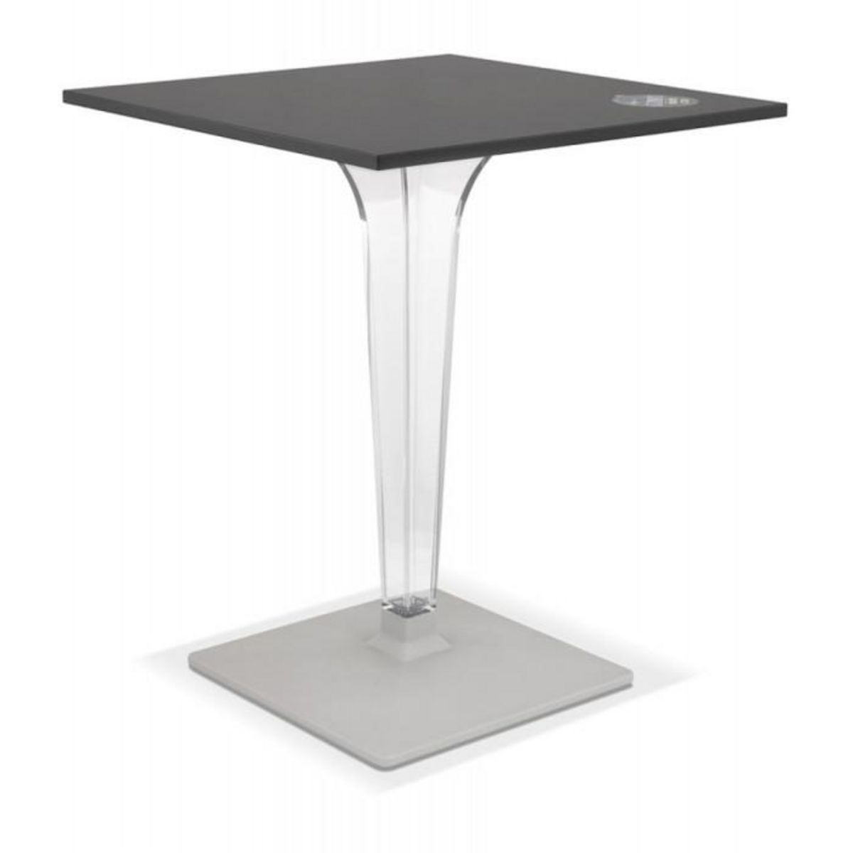 Paris Prix Table Carrée Intérieur & Extérieur  Summer  71cm Noir