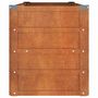 Voir la diapositive 5 : VIDAXL Lit sureleve de jardin rouille 100x40x45 cm acier corten