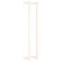 Voir la diapositive 2 : VIDAXL Porte-serviette Blanc 23x18x110 cm Bois de pin massif