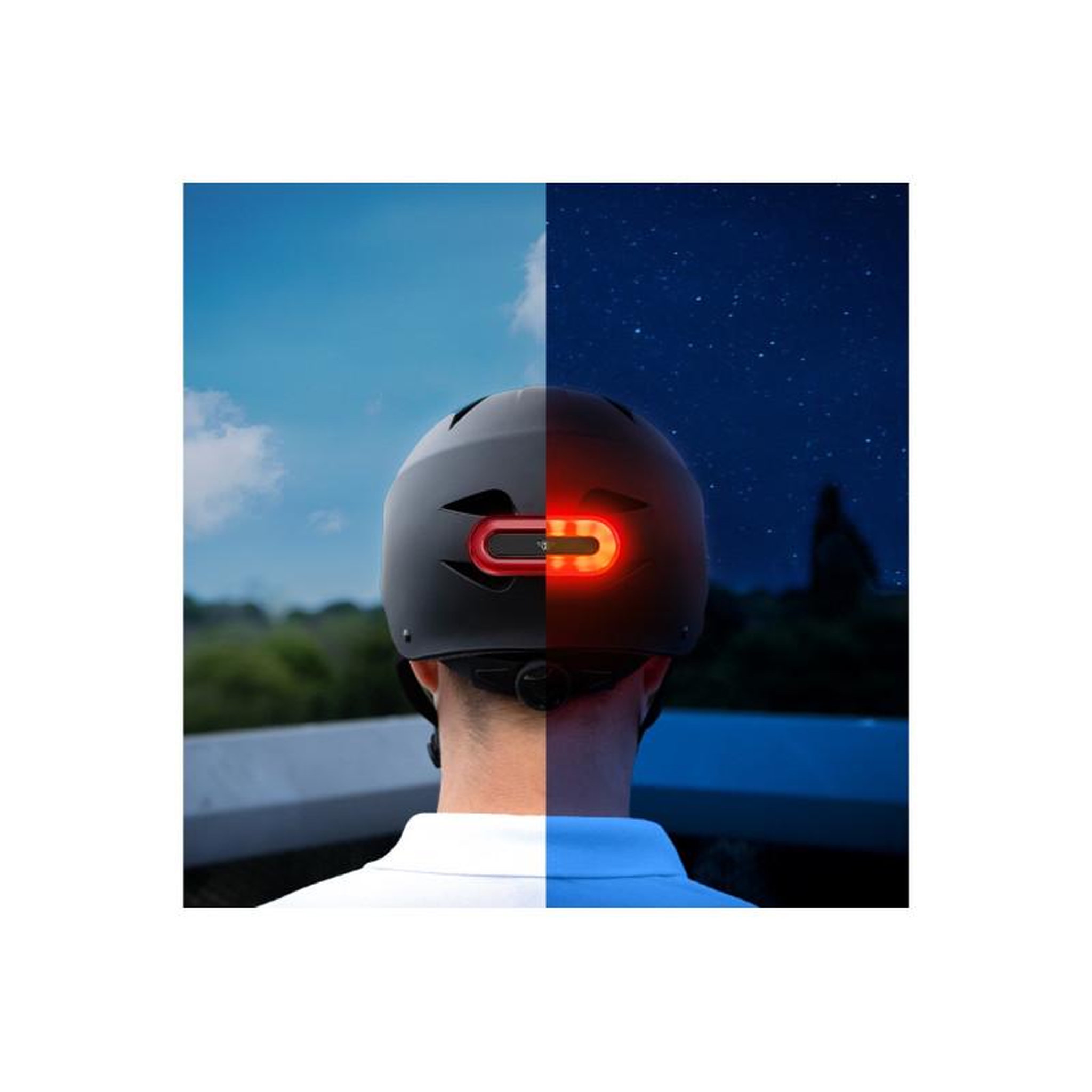 Voir la diapositive 6 : CASR Accessoire sécurité et signalisation Casr Bloc Feu Arrière Universel pour Casque Halo LED