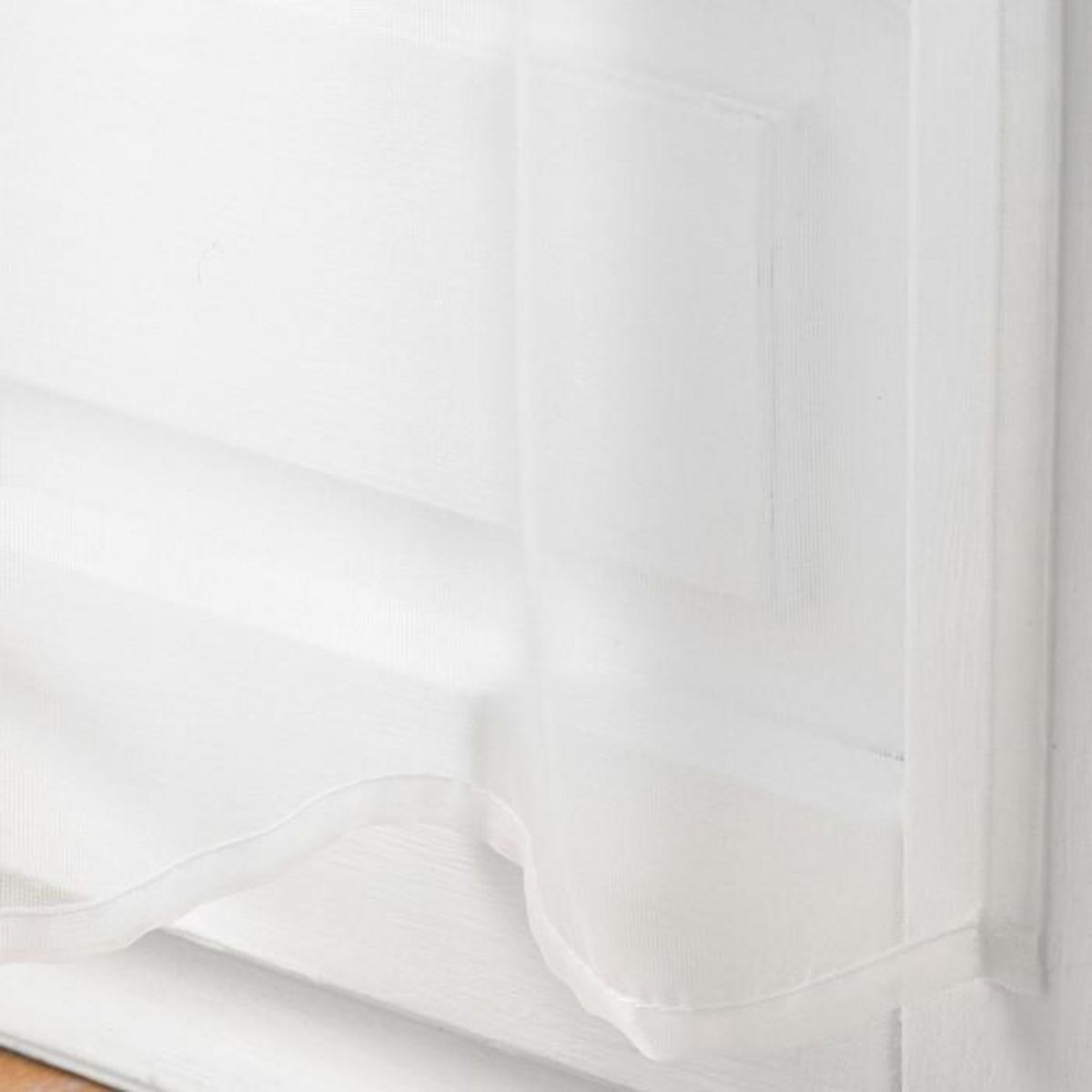 Paris Prix Paire de Voilages Passe-Tringle  Voiline  70x200cm Blanc