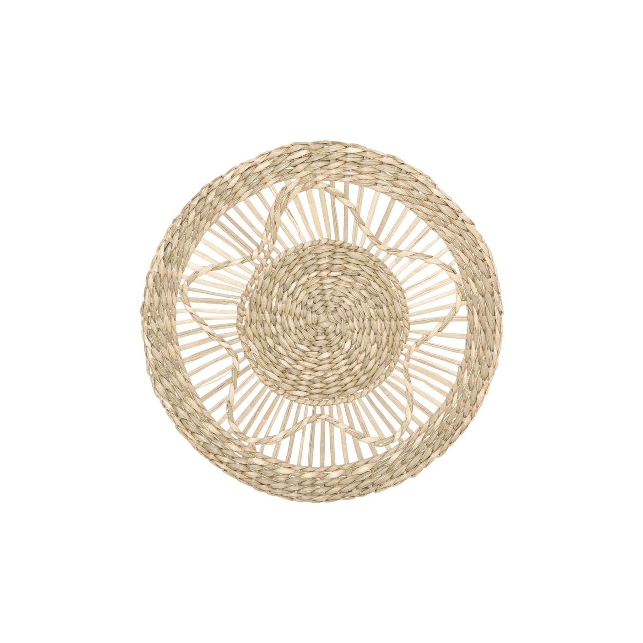 Voir la diapositive 5 : ATMOSPHERA Ensemble de 3 décorations murales en roseau - beige