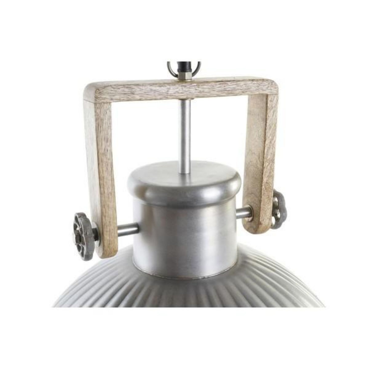 MARKET24 Suspension DKD Home Decor Marron Argenté Fer Bois de manguier 50 W 41 x 41 x 40 cm