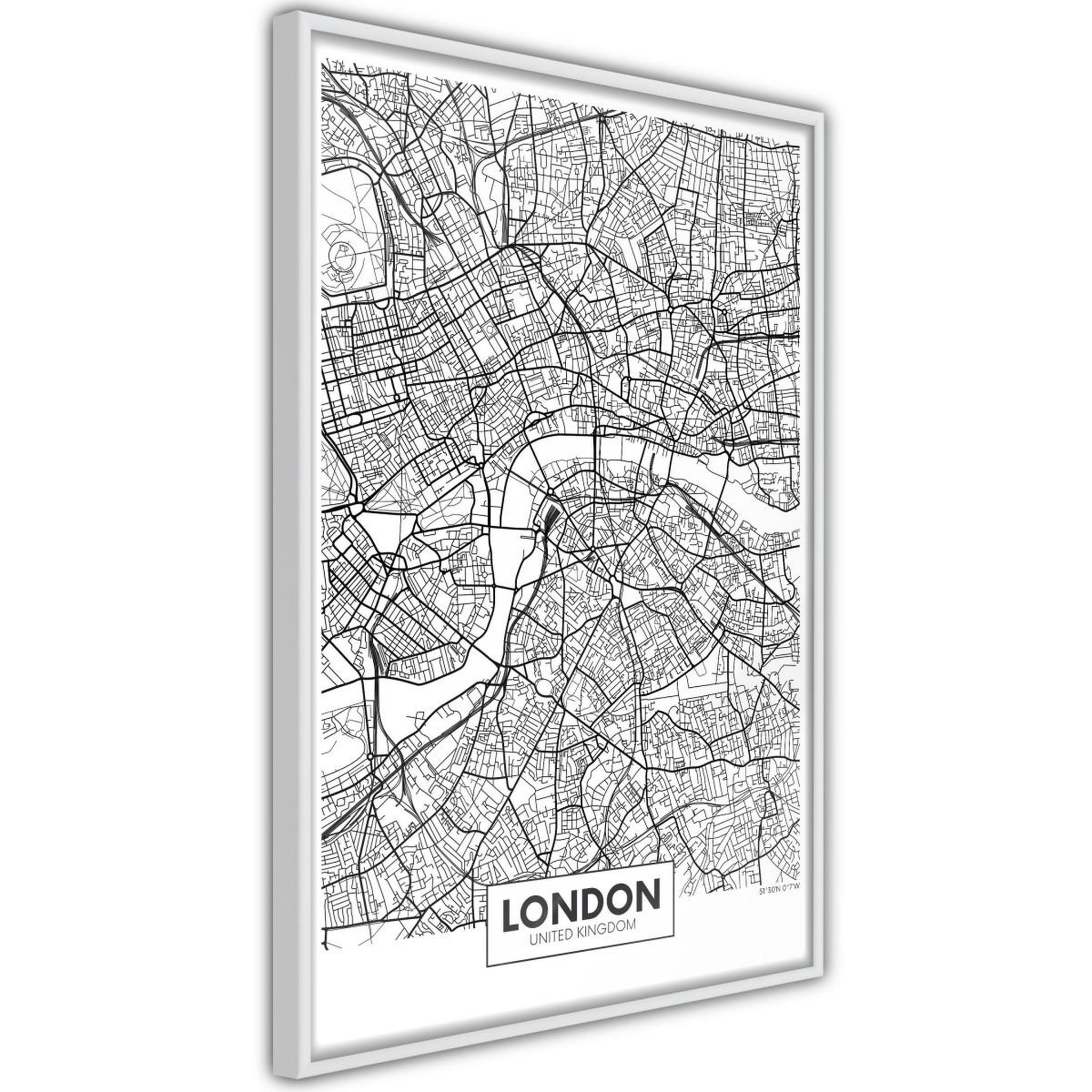 Paris Prix Affiche murale encadrée  city map london