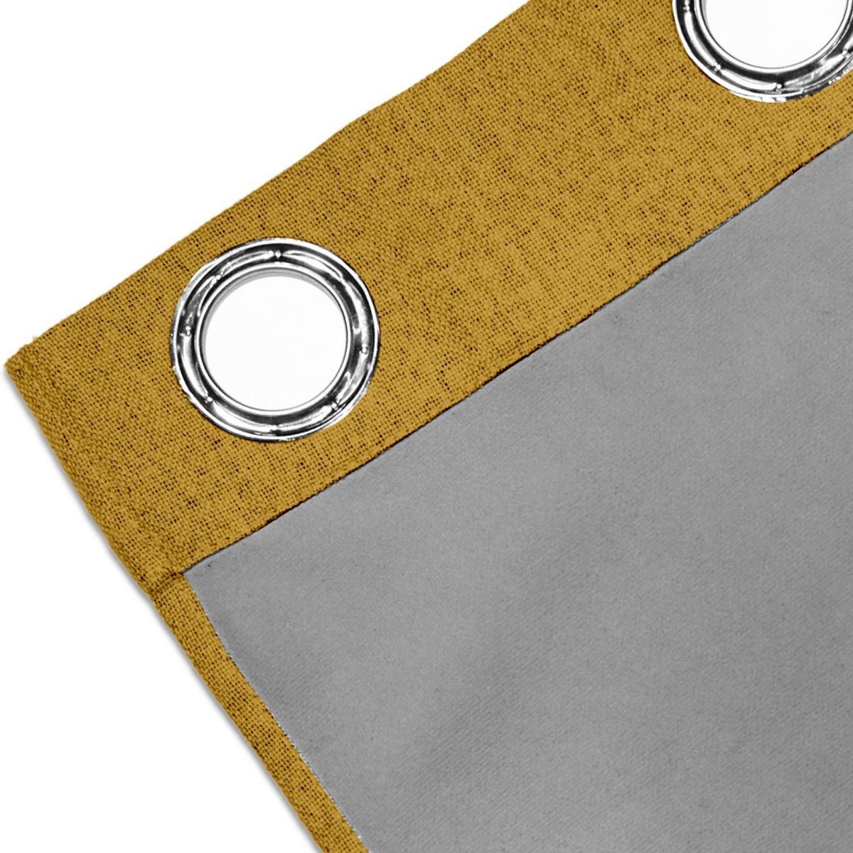 SOLEIL D'OCRE Rideau à oeillets 100% occultant ECLIPSE, par Soleil d'Ocre