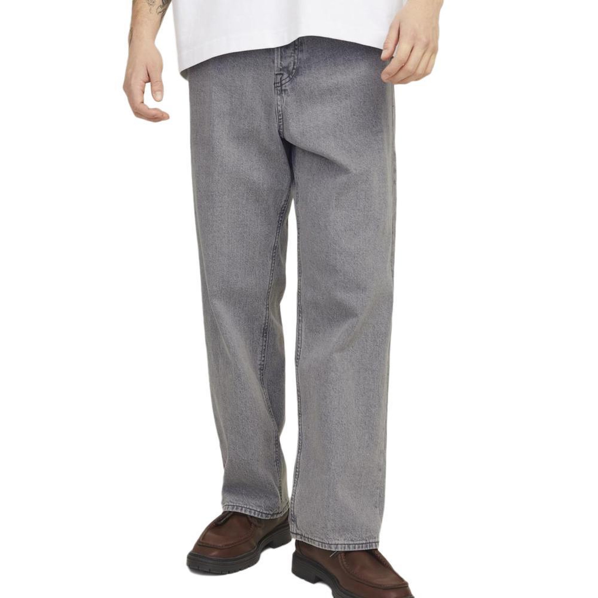 Jack & Jones Jean Baggy Gris Homme Jack & Jones Whalex. Coloris disponibles : Gris
