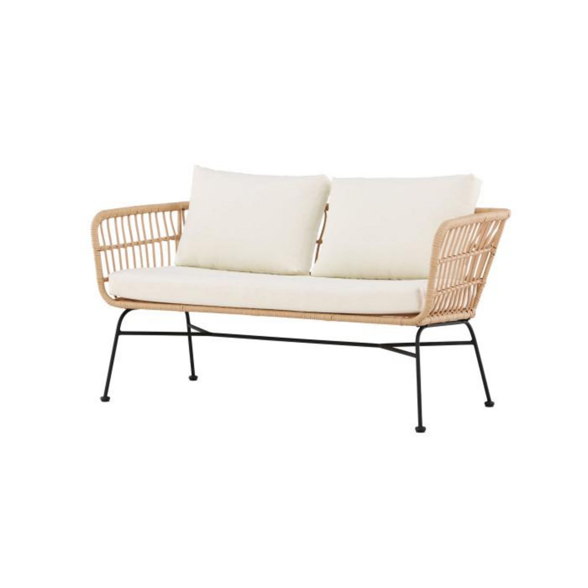 Paris Prix Canapé de Jardin 2 Places  Isola  140cm Naturel