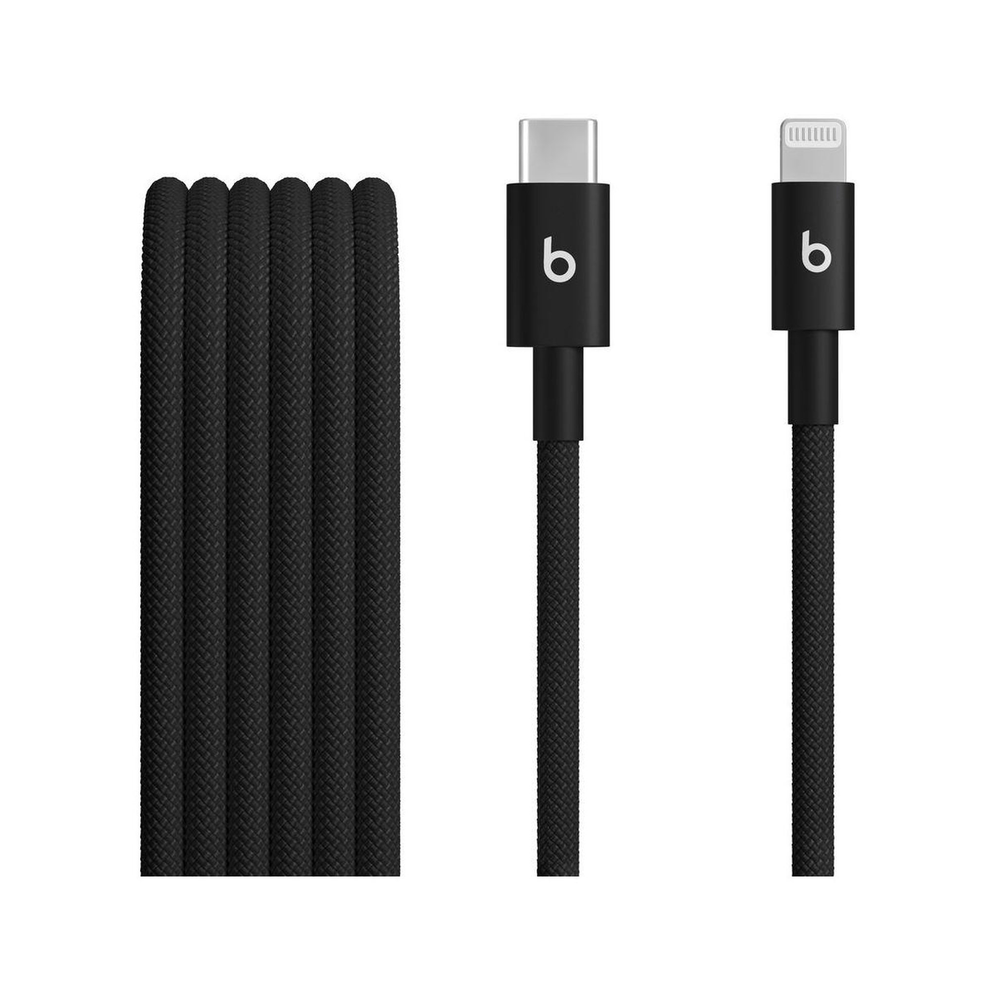 BEATS Câble de charge tissé USB-C vers Lightning 1M50 Noir int