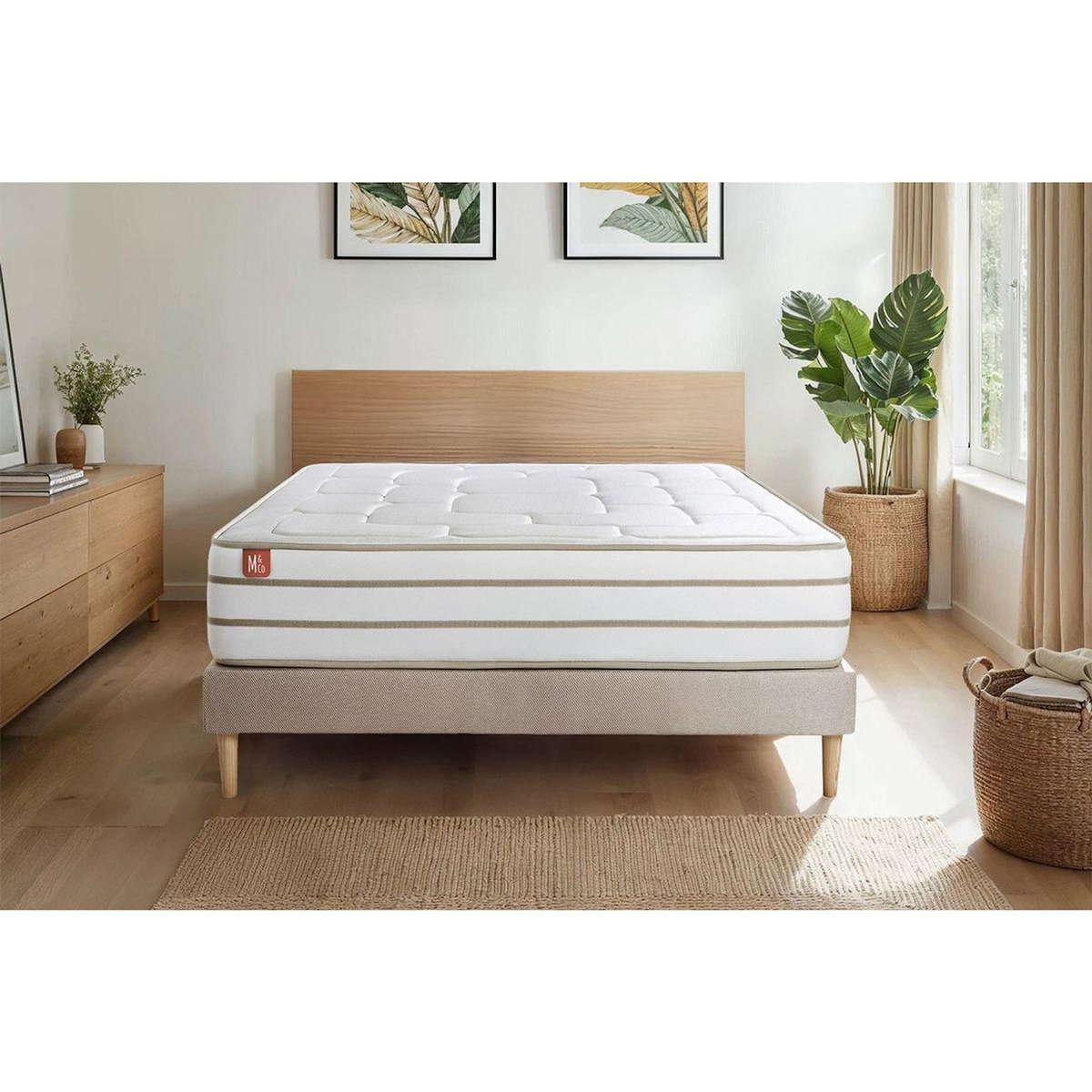 MARMOTTES&CO Matelas LE DOUILLET 180x200cm Mémoire de forme BioVisco - Maxi épaisseur 26cm