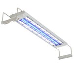 VIDAXL Lampe a LED pour aquarium 50-60 cm aluminium IP67