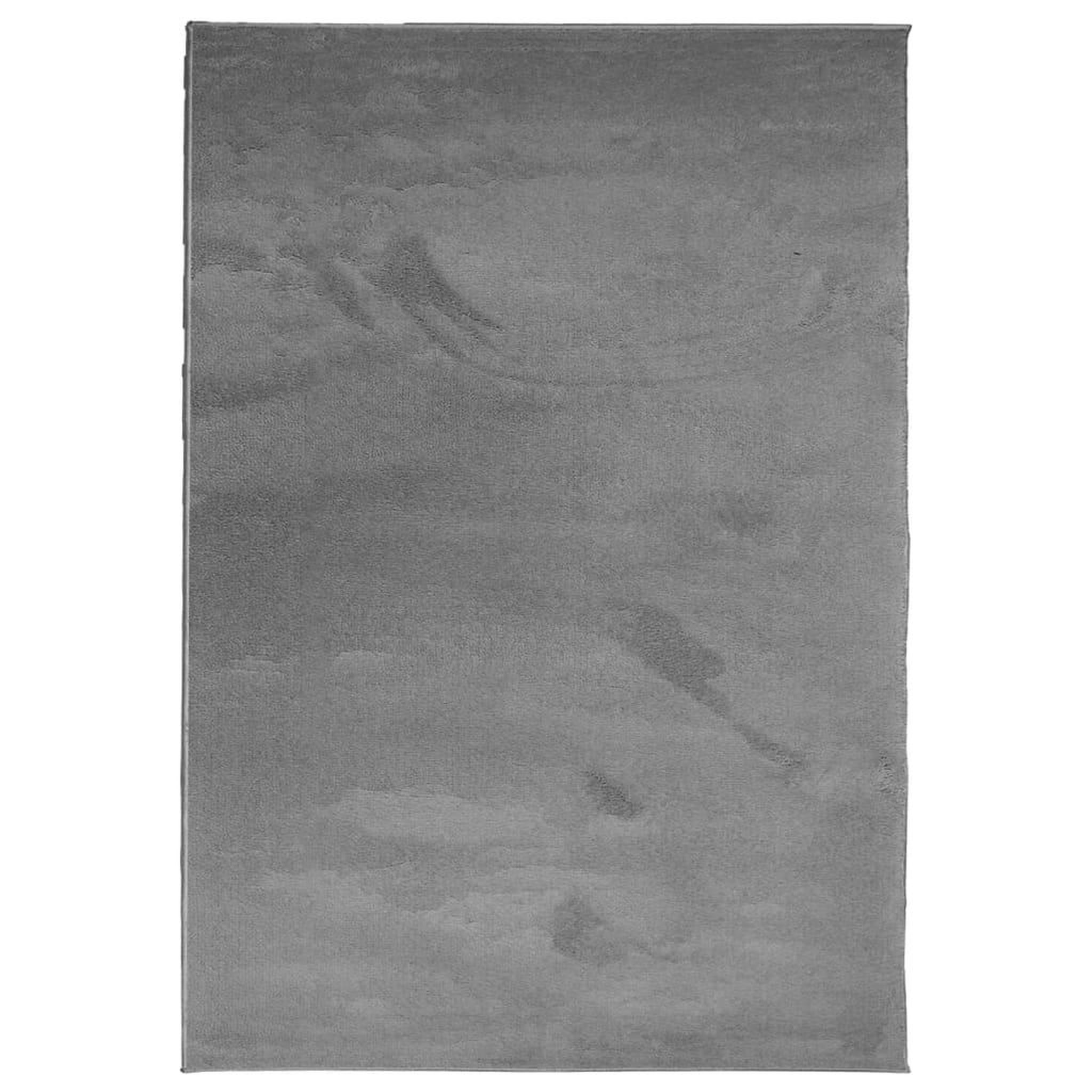 Voir la diapositive 2 : VIDAXL Tapis OVIEDO a poils courts anthracite 160x230 cm
