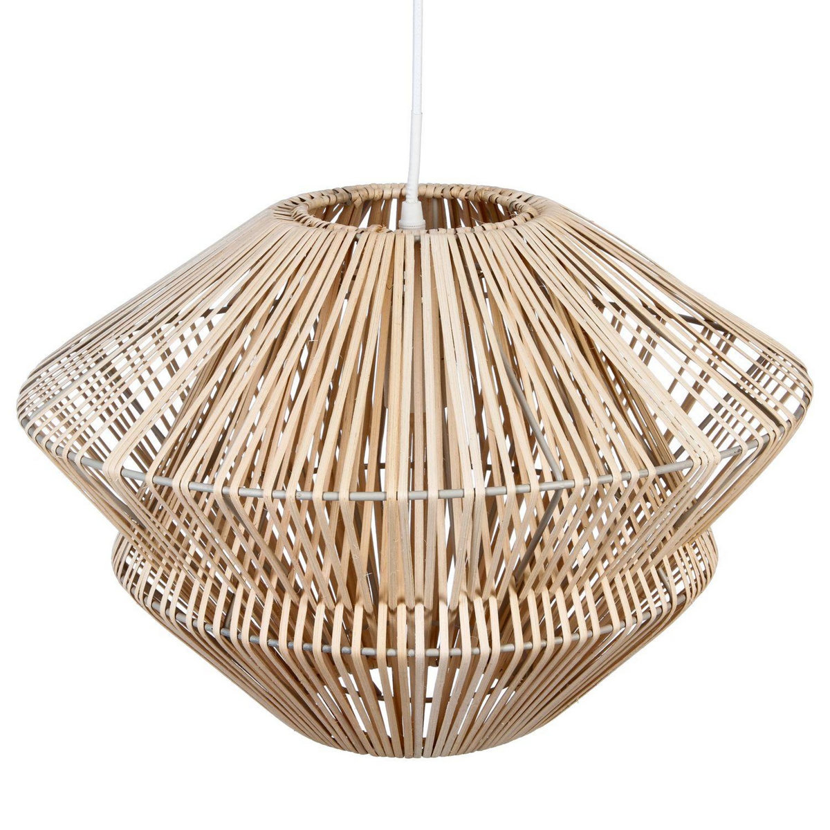ATMOSPHERA Suspension en rotin évasée Jane - Diam. 45 cm