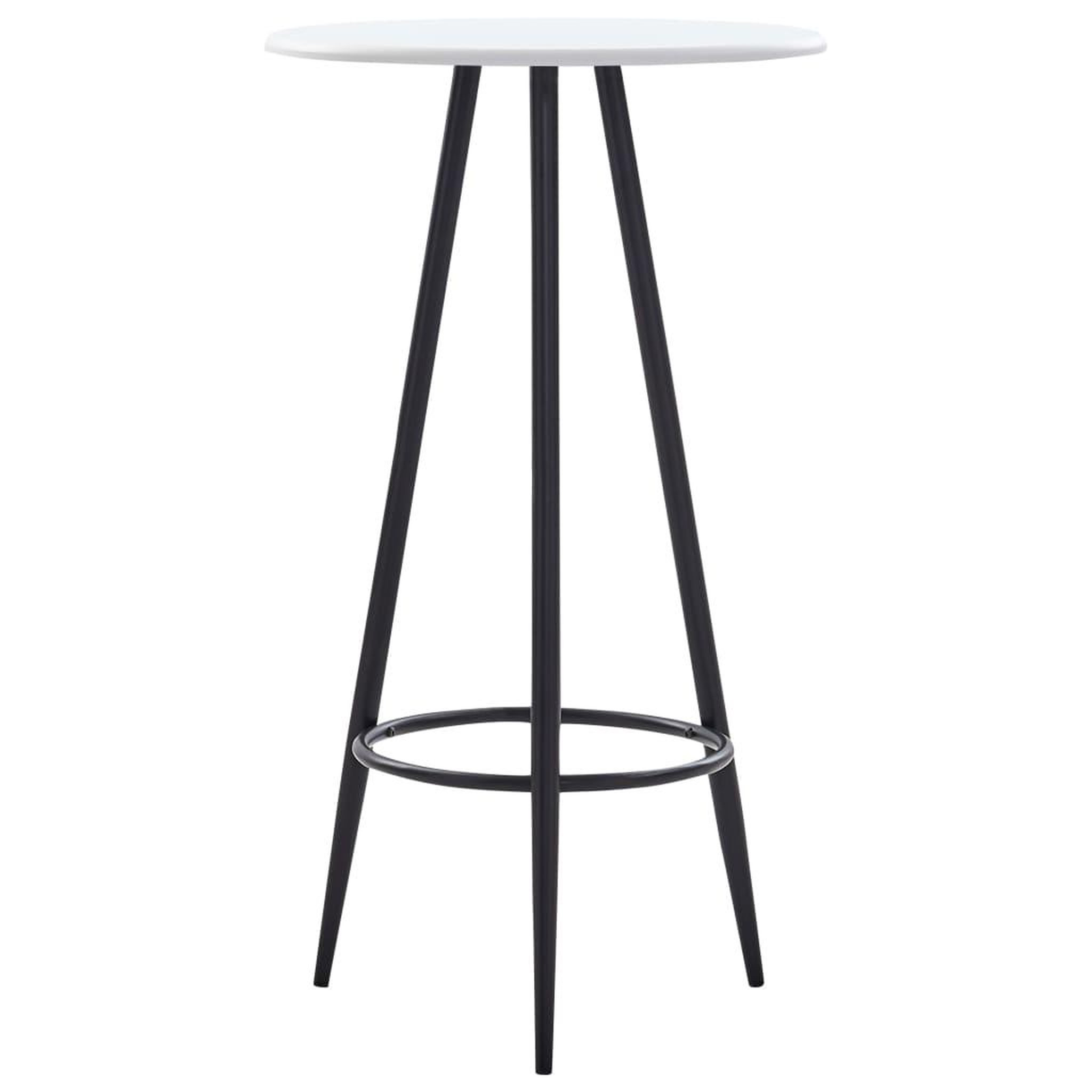 Voir la diapositive 2 : VIDAXL Ensemble de bar 5 pcs Plastique Noir