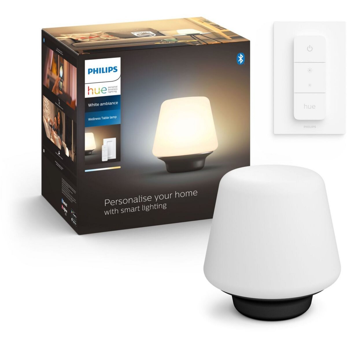 Philips Lampe connectée HUE White Ambiance WELLNESS + tlc
