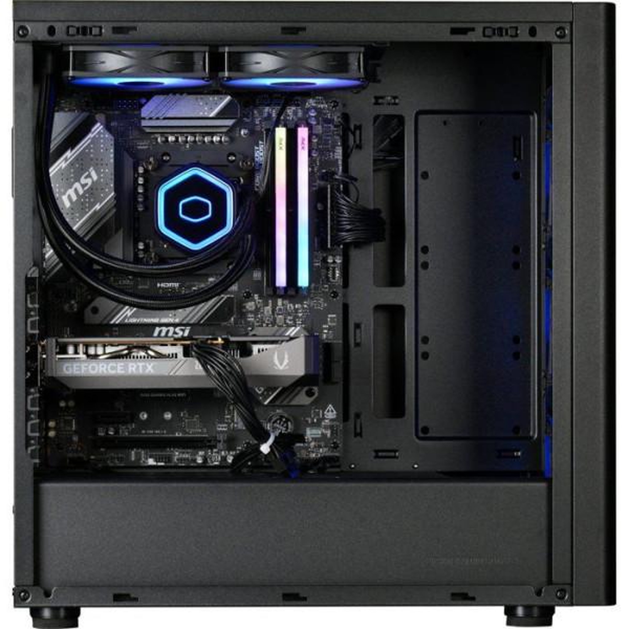 Voir la diapositive 3 : Cooler Master PC Gamer powered by COOLER MASTER - Sans Windows - AMD Ryzen 8400F - RTX 5060 - RAM 32Go DDR5 - SSD 1To