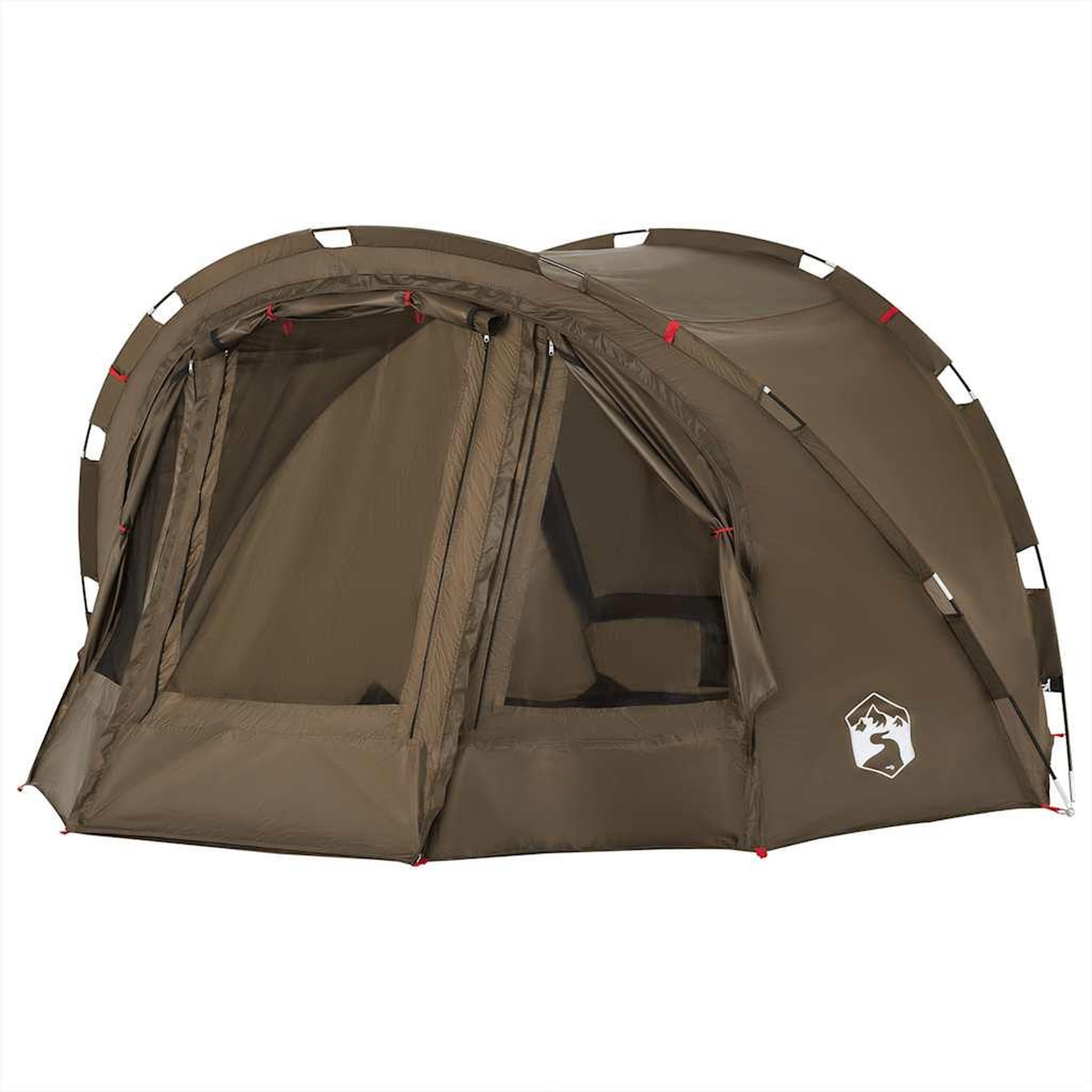 Voir la diapositive 4 : VIDAXL Tente de peche 4 personnes vert olive impermeable