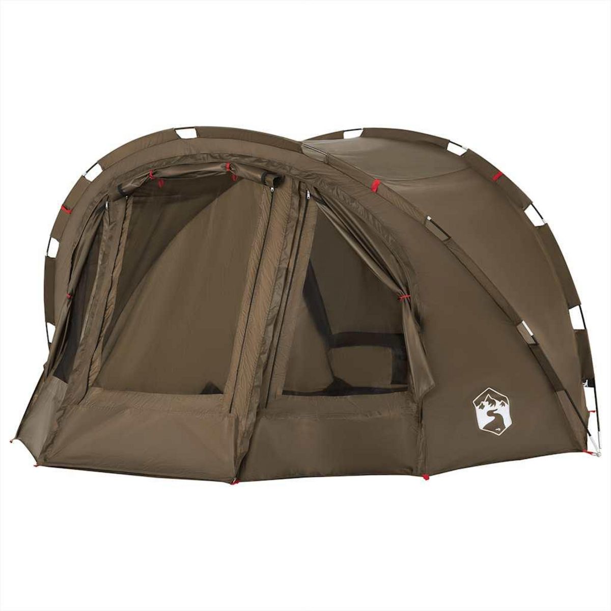 VIDAXL Tente de peche 4 personnes vert olive impermeable