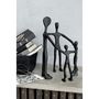 Voir la diapositive 2 : Paris Prix Statuette Déco  Famille en Cercle  31cm Noir