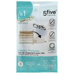 FIVE Housse de rangement sous-vide Taille S. Coloris disponibles : Transparent