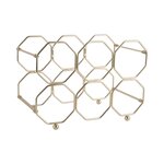 PRESENT TIME Range bouteille pliable design métal Honey. Coloris disponibles : Gris, Jaune