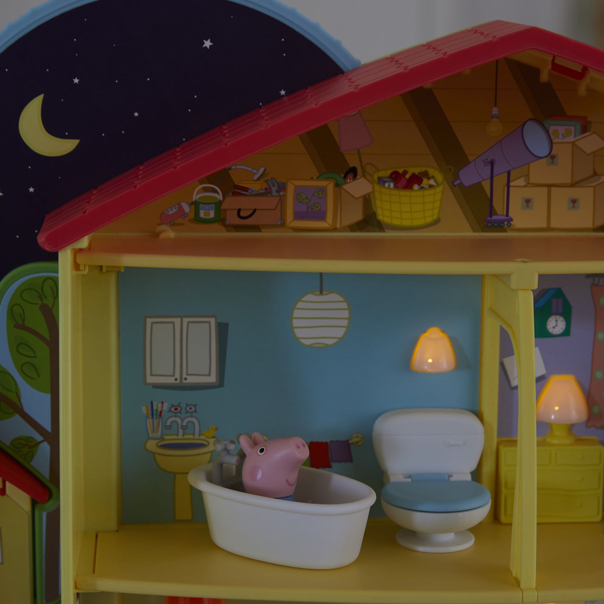 Voir la diapositive 4 : PEPPA PIG Maison Jour et nuit de Peppa