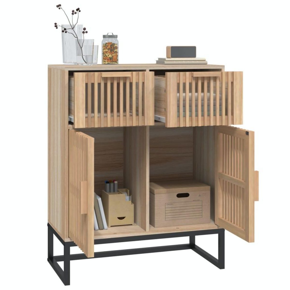 VIDAXL Buffet 60x30x75 cm bois d'ingenierie