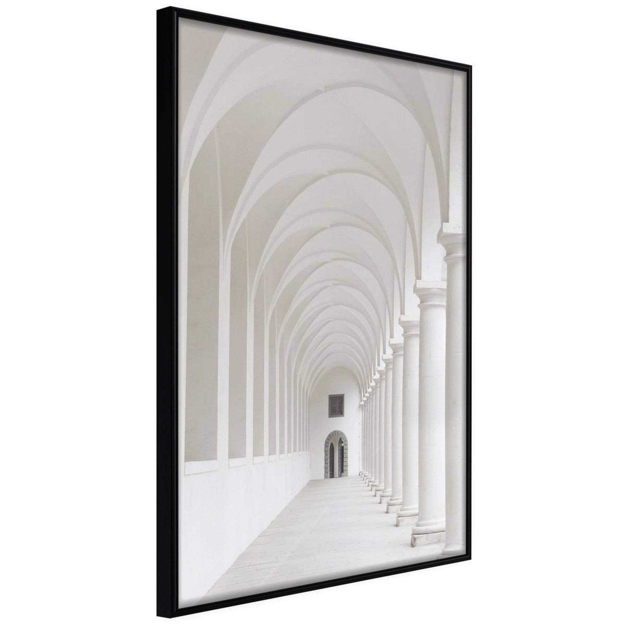 Paris Prix Affiche Murale Encadrée  White Colonnade