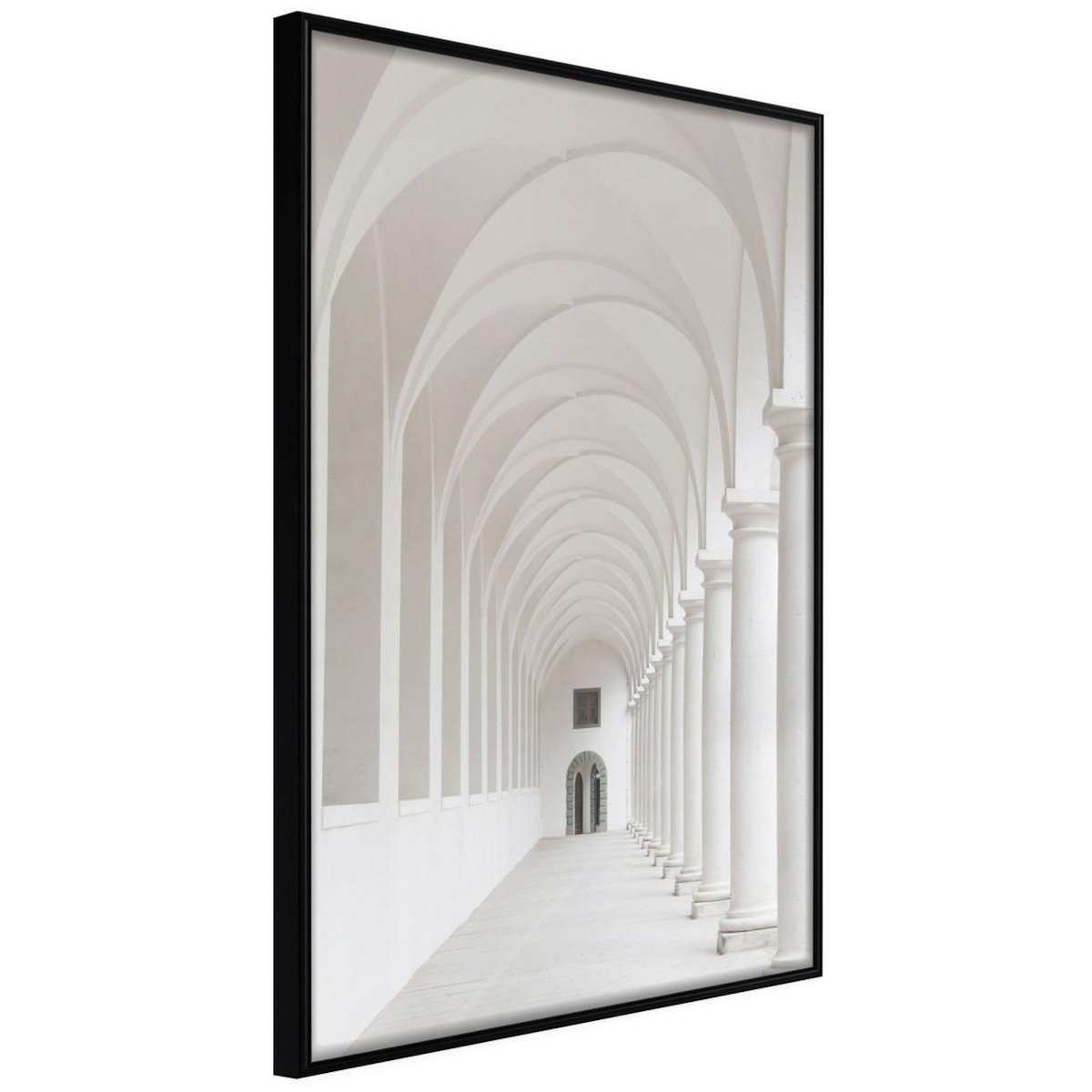 Paris Prix Affiche Murale Encadrée  White Colonnade