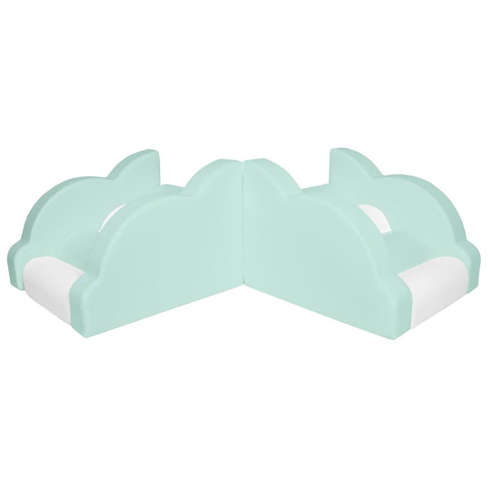 Voir la diapositive 2 : VELINDA Ensemble nuage, blocs en mousse pour le jeu, crèches, écoles maternelles, jouets — blanc,...