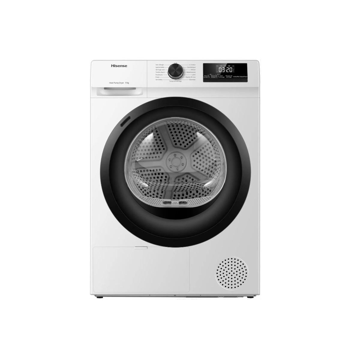 Hisense Sèche-linge pompe à chaleur 60cm 8kg - DHQE802U