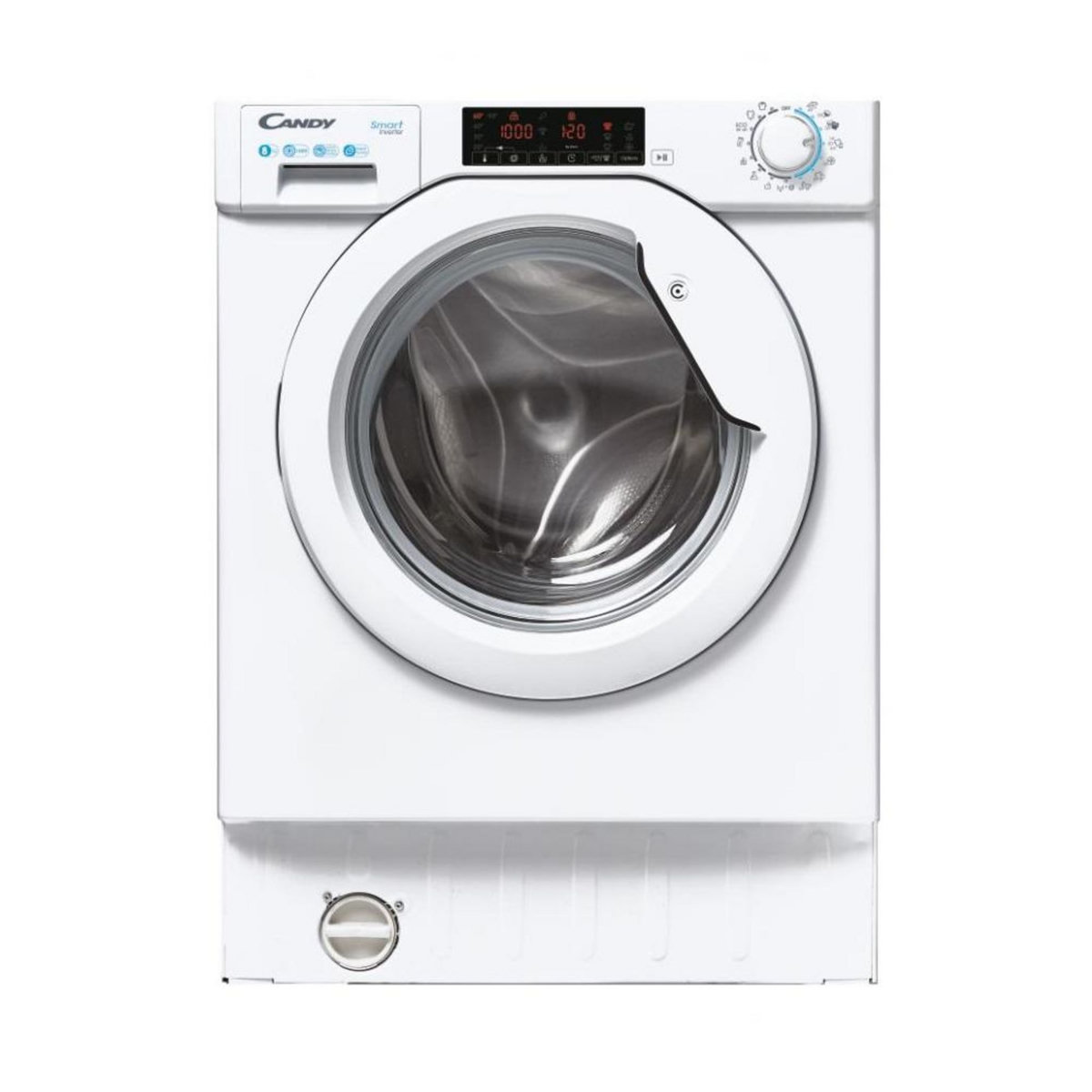 Candy Lave-linge intégrable 8kg 1400 tours/min - CBW48TWME-S