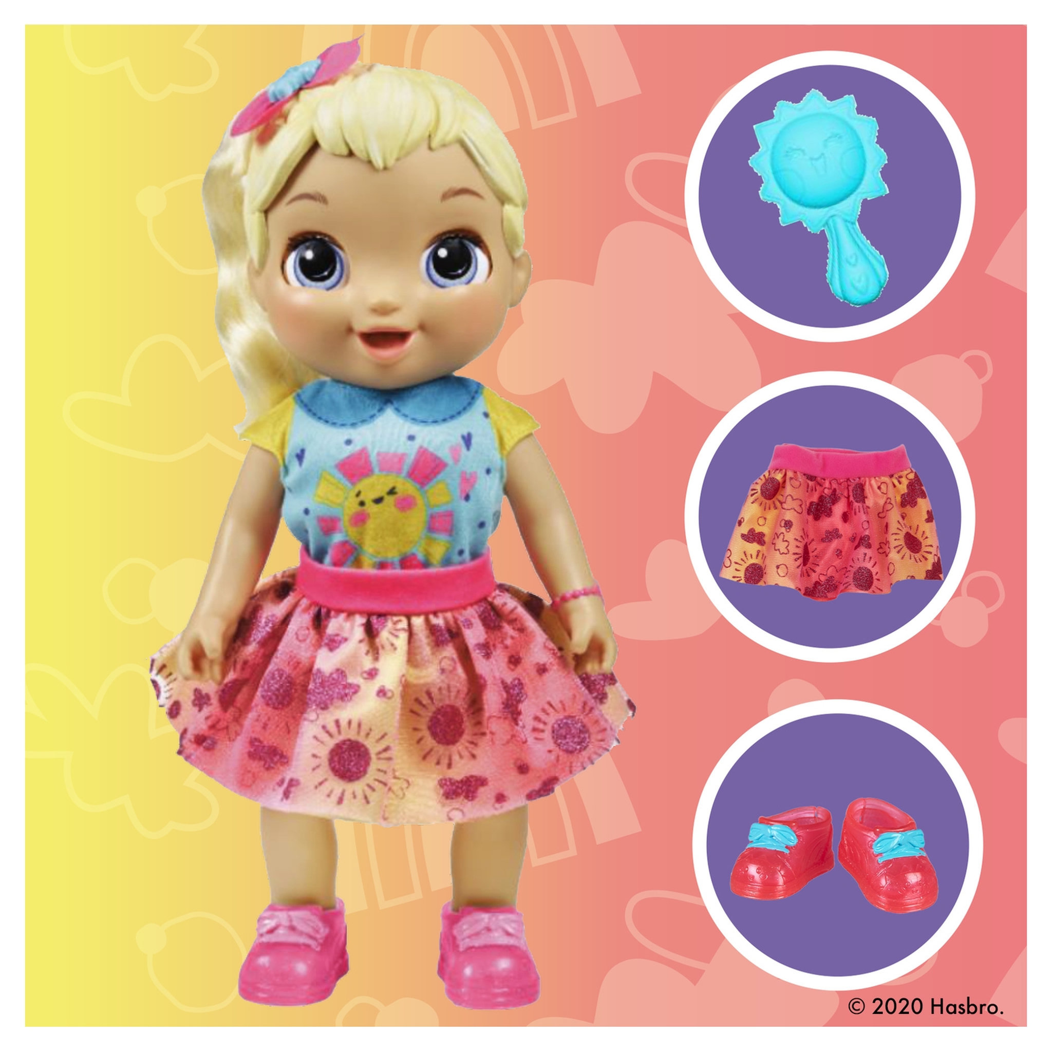 Voir la diapositive 8 : HASBRO Baby Alive Grandit et Parle - Poupée Baby Grows Up