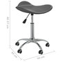 Voir la diapositive 6 : VIDAXL Chaise pivotante de salle a manger Gris Similicuir
