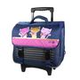 Voir la diapositive 2 : Bagtrotter Bagtrotter Cartable à roulettes 38 cm Lili Lou Bleu