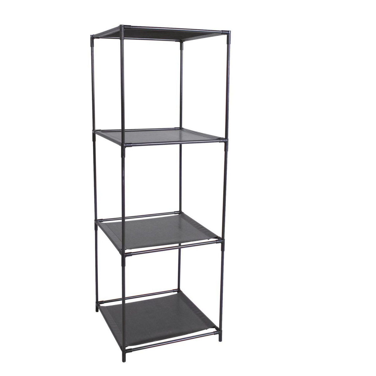 DIVERS Etagère cube modulable 3 Cases - 34,5 x H. 104 cm - Noir