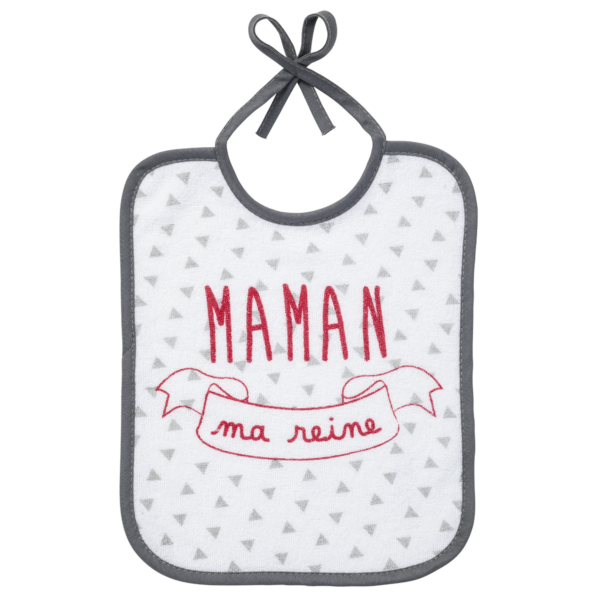 Voir la diapositive 2 : Babycalin Lot de 5 bavoirs message famille 