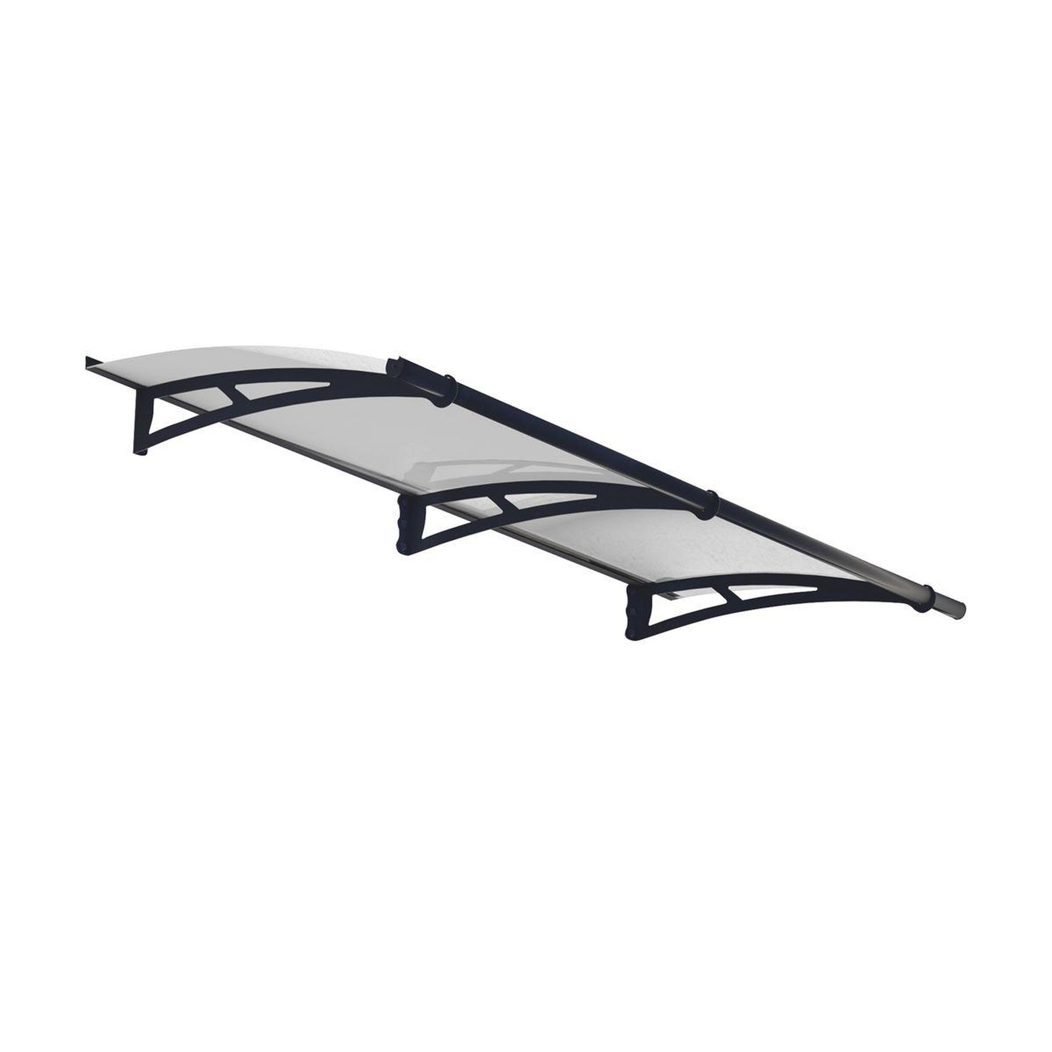 Voir la diapositive 2 : Canopia by PALRAM Marquise - Anthracite - 91-5x205-5cm - AQUILA 2050