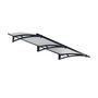 Voir la diapositive 2 : Canopia by PALRAM Marquise - Anthracite - 91-5x205-5cm - AQUILA 2050