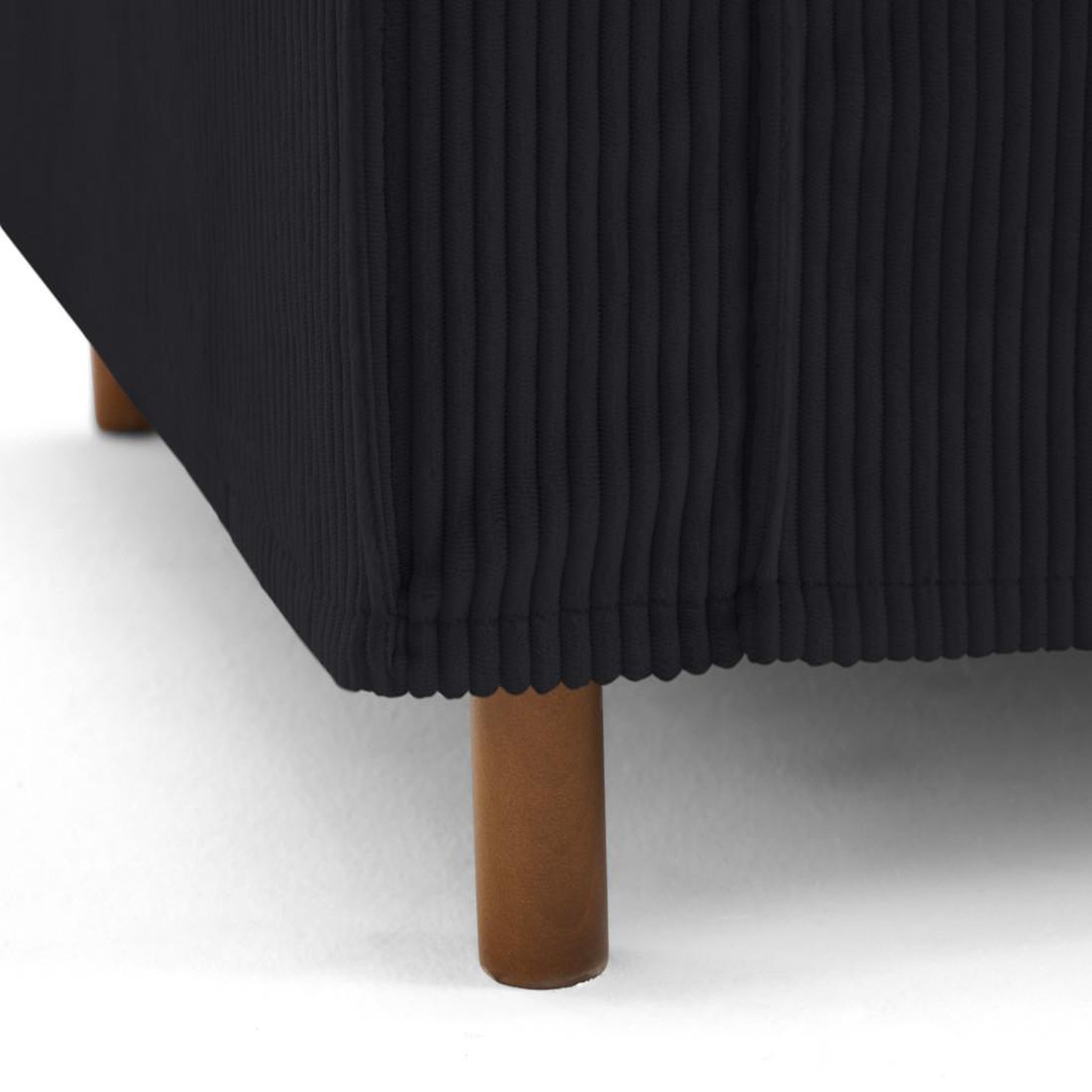 Voir la diapositive 2 : LISA DESIGN Jake - canapé déhoussable d'angle droit 5 places en velours côtelé