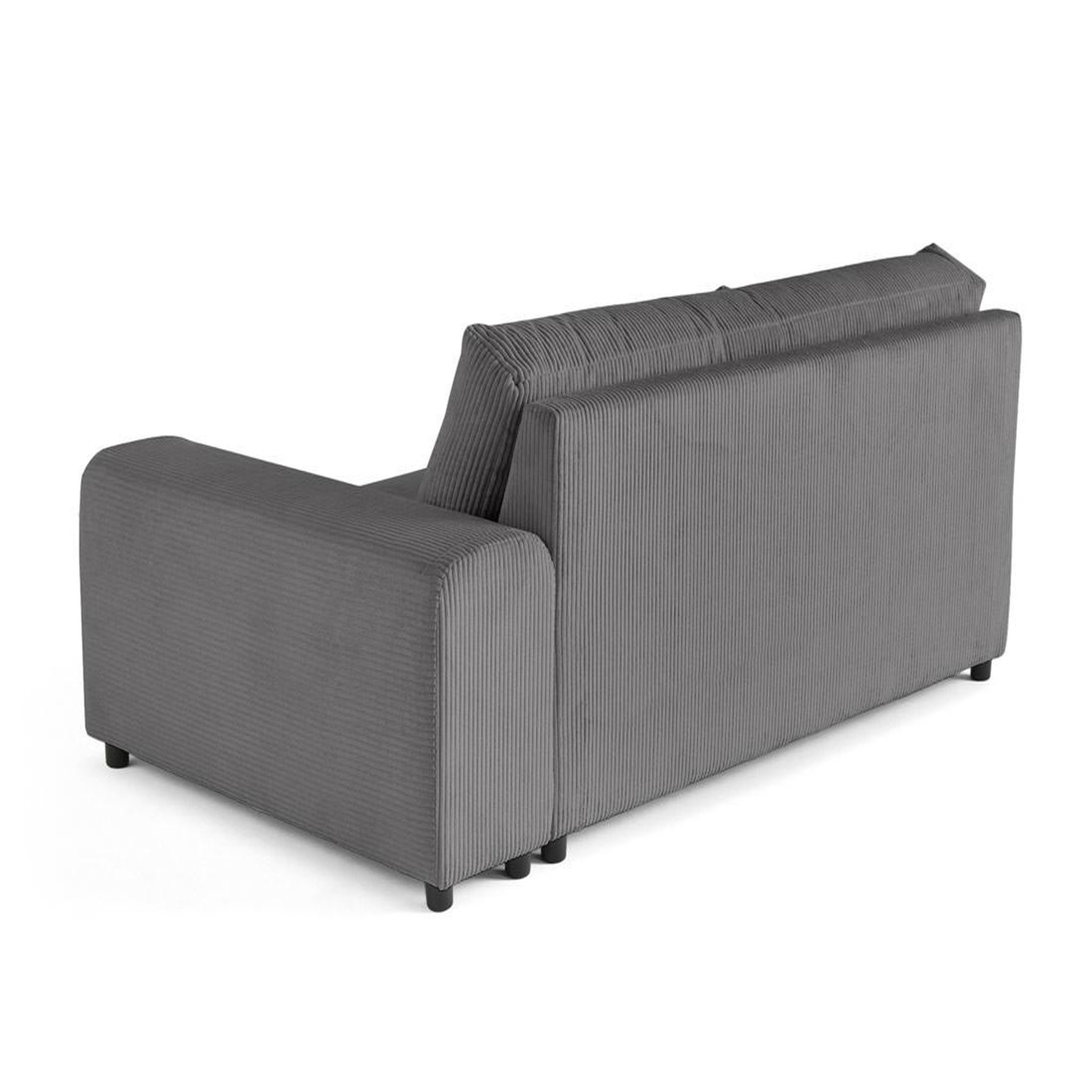 Voir la diapositive 4 : LISA DESIGN Garance - module d'assise 3 places avec accoudoir droit - en velours côtelé